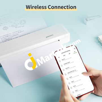 Poooli A4 Portable Printer 300Dpi Wireless Bluetooth - Imported From Uk